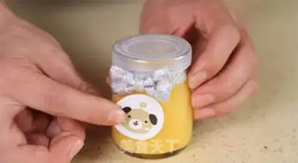 Make The cool mango pudding of summer step 6