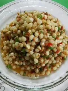 Make Pepper tomato fried corn step 8