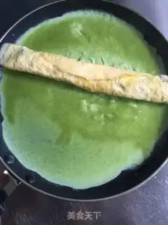 Make Autumn double-coloured egg fever step 8