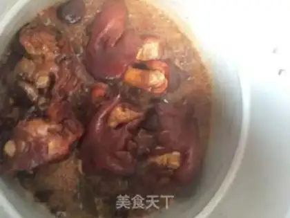 Make Red burning pig hoof step 3