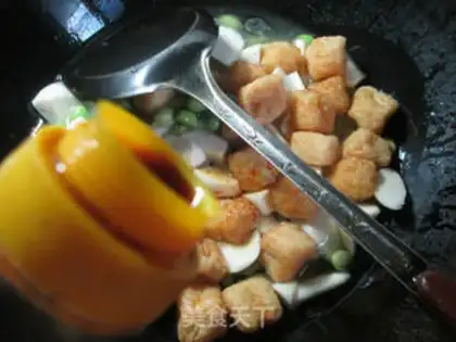Make Soybeans boil tofu step 4
