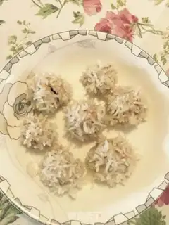 Make Pearlballs, eggs, skinny porridge step 0