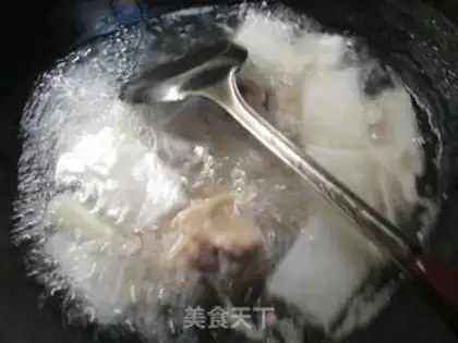 Make Cuillies, chicken leg soup step 3