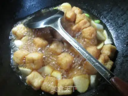 Make Soybeans boil tofu step 7