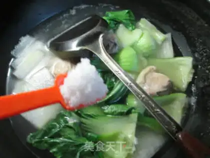 Make Cuillies, chicken leg soup step 5