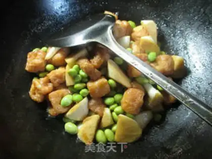 Make Soybeans boil tofu step 8