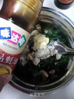 Make Spinach with rainbows step 4