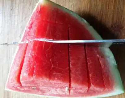 Make Ice melon juice step 1