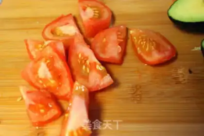 Make Salads and fragrance salmon step 6