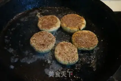 Make Pretzel sesame pancakes step 15
