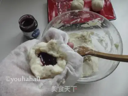 Make Blueberry Mountain medicine for tea towels step 4