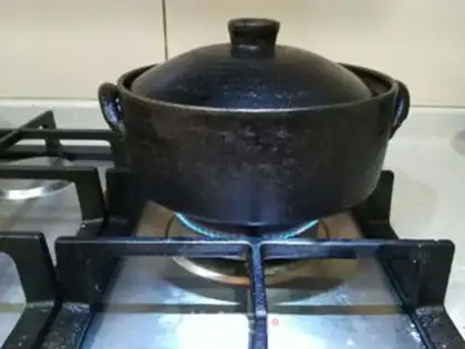 Make Pumpkin rice rice step 5