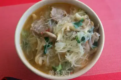Make Beef mushroom noodles step 21