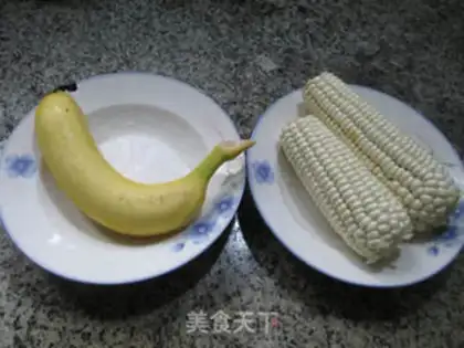 Make Banana sticky corn juice step 0