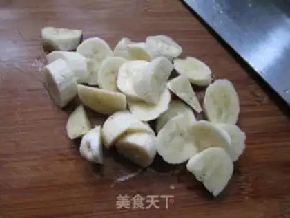Make Banana sticky corn juice step 1