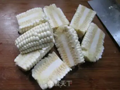 Make Banana sticky corn juice step 2