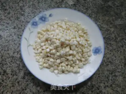 Make Banana sticky corn juice step 3