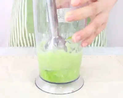 Make Baby eats cucumber juice step 2