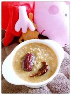 Make Red-tree walnut porridge step 5
