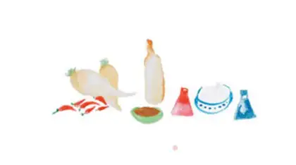 Make Taste sauce, radish step 0