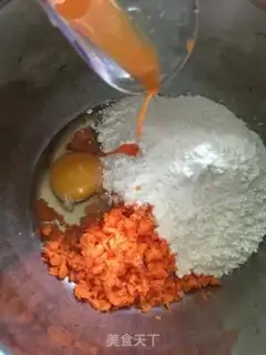 Make Carrot pancakes step 2