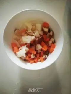 Make Vegetable pasta soup step 1
