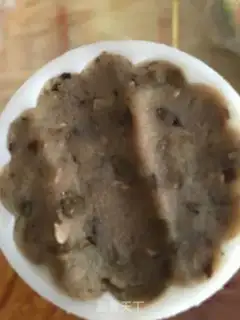Make Green bean cake with leather step 2