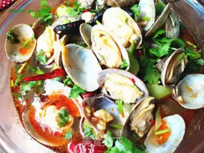 Make Boiled clams step 12