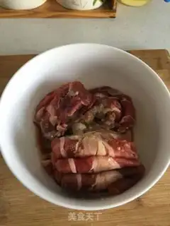 Make Korean beef rice line step 0