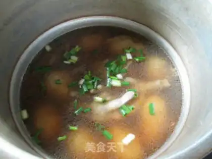 Make Chicken claw potato soup step 8
