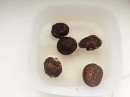 Make Spoons, potatoes, egg and rice step 0