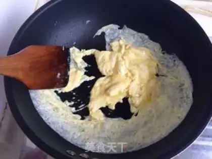 Make Spoons, potatoes, egg and rice step 6