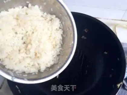 Make Spoons, potatoes, egg and rice step 15
