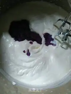 Make Purple ice cream step 2