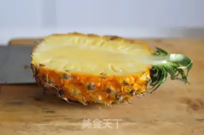 Make pineapple shrimp ball step 2