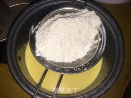 Make Blueberry cloud cake step 3