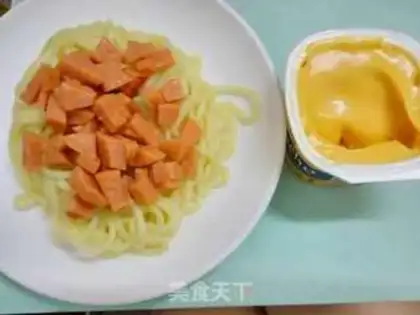 Make Cheese sauce for noodles step 2