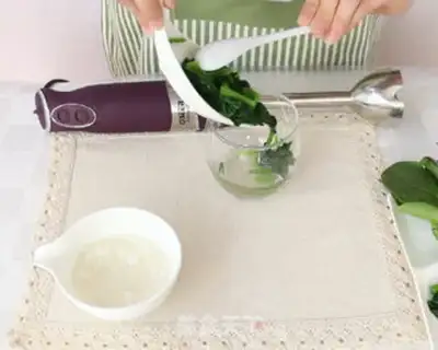 Make Spinach mud step 2