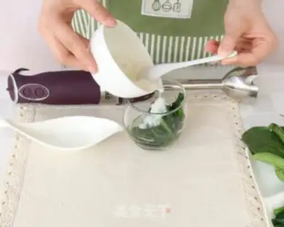 Make Spinach mud step 3