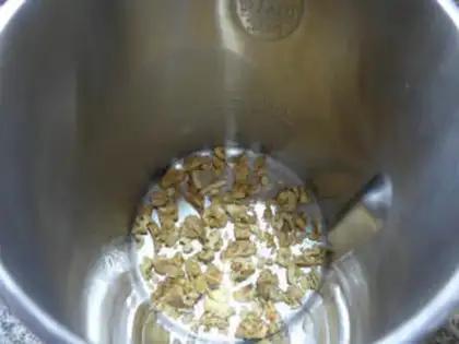 Make Peach pecan rice step 2