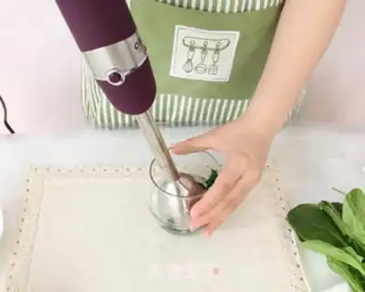 Make Spinach mud step 4