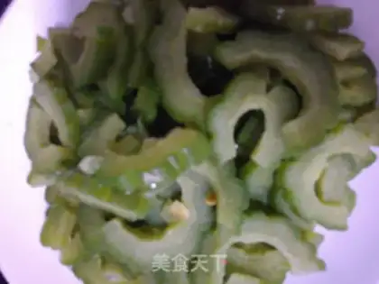 Make A cold, bitter melon step 2
