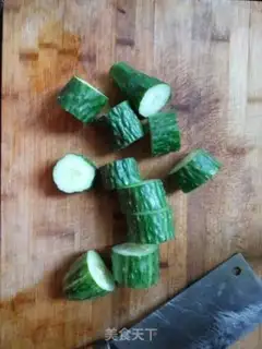 Make Shoot the cucumber step 0