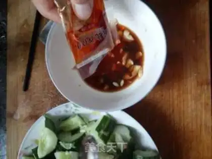 Make Shoot the cucumber step 3