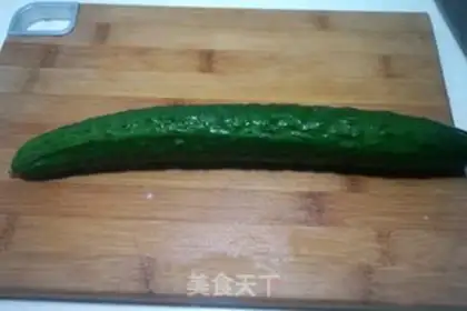Make cucumber fried liver step 3