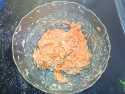Make Pork celery dumplings step 1