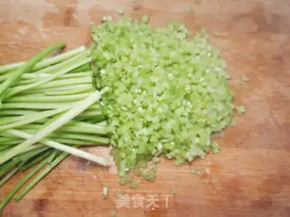 Make Pork celery dumplings step 2