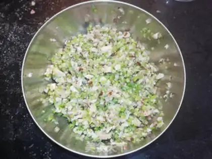Make Pork celery dumplings step 4