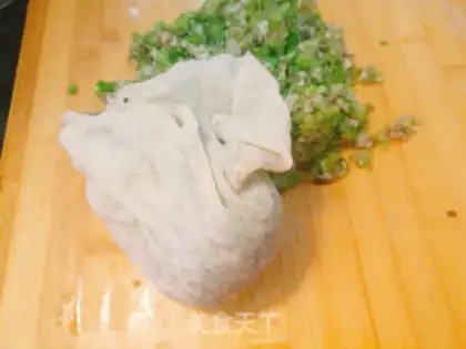 Make Pork celery dumplings step 5