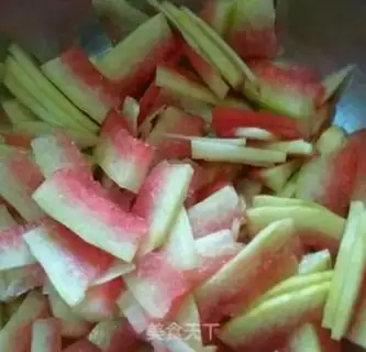 Make Fire watermelon step 0